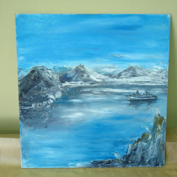 Slika ulje na šperu