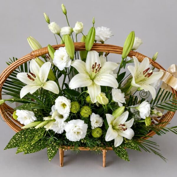 korpa sa ljiljanima dostava Beograd