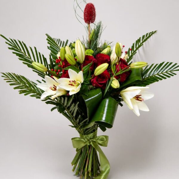 buket ruža i ljiljana Beograd dostava cveća
