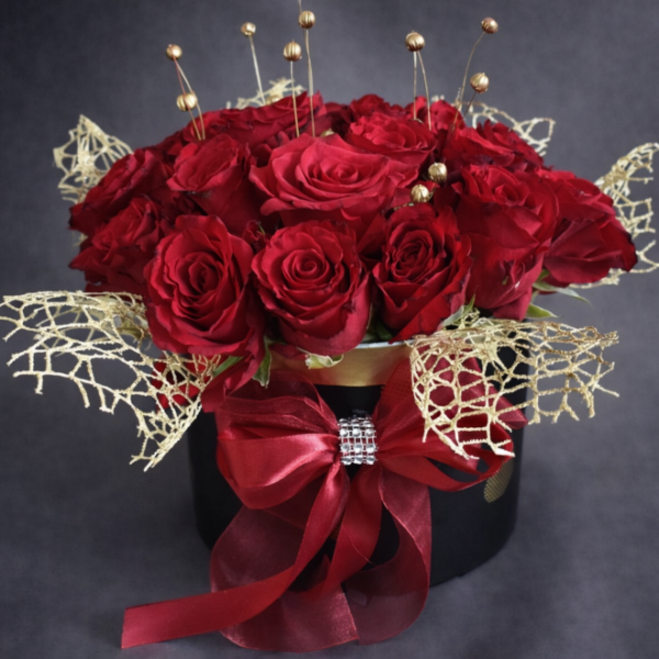 crvene ruže u boksu dostava Beograd