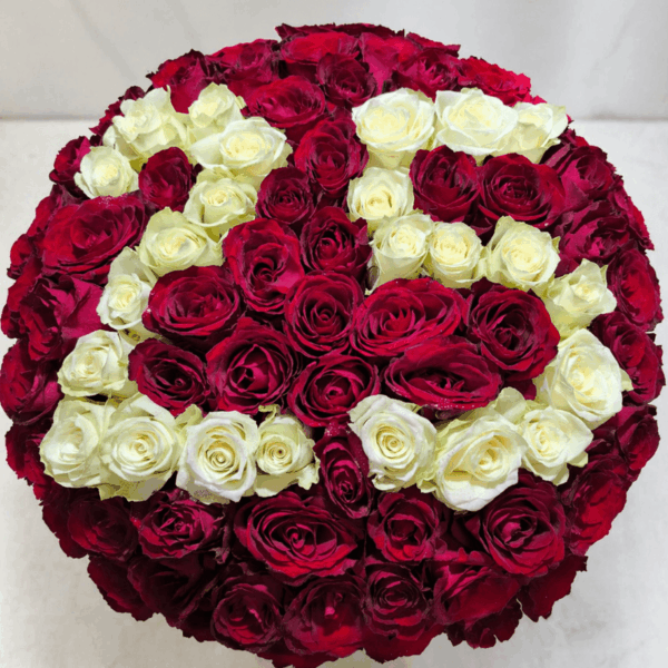 101 ruža sa brojem besplatna dostava Beograd